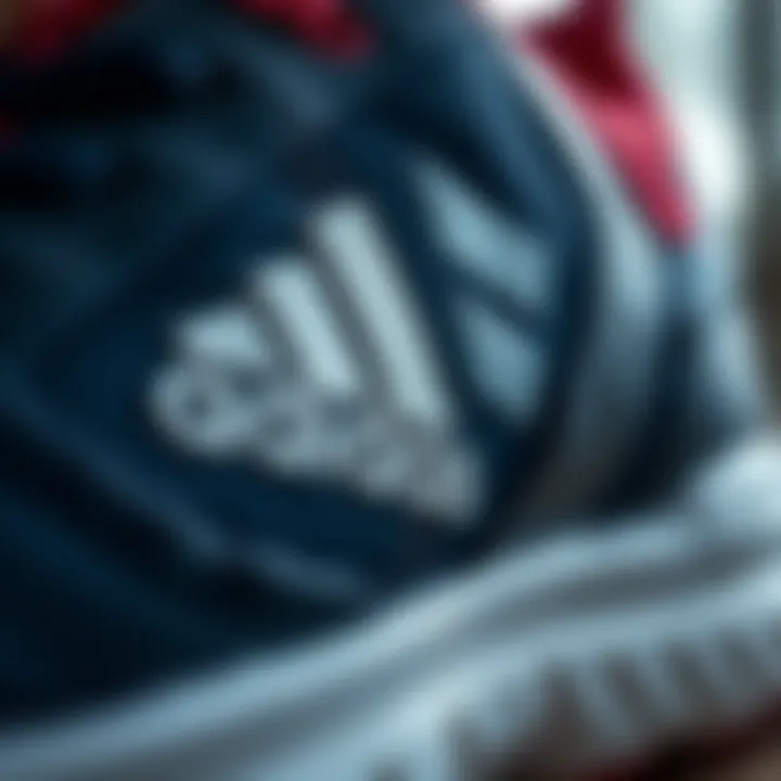 Close-up of the technologically advanced materials used in Adidas Advantage