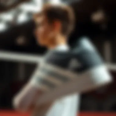 Side profile of Adidas Advantage Base Court emphasizing comfort and style