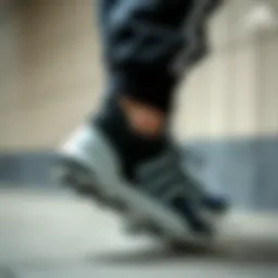 Stylish Adidas Advantage footwear showcasing its sleek design