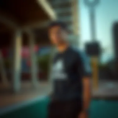 Athletic individual displaying the versatility of Adidas Advantage in various settings