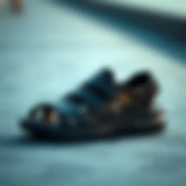 Elegant adidas sandal design showcasing comfort and style