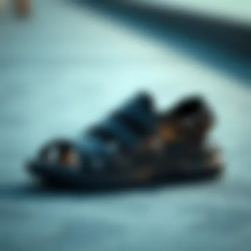 Elegant adidas sandal design showcasing comfort and style