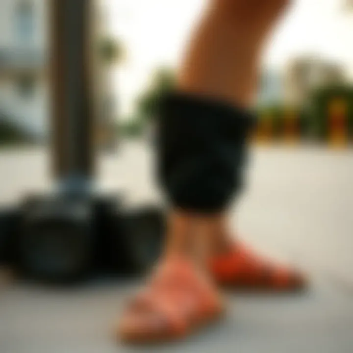 Fashionable outfit ideas complemented by adidas sandals