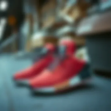 Stylish Adidas shoes complemented by urban fashion