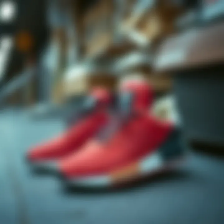 Stylish Adidas shoes complemented by urban fashion