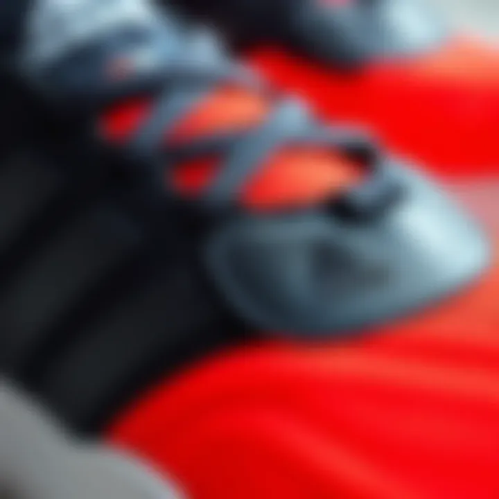 Innovative Materials in adidas Sportswear Close-up of innovative materials used in adidas sportswear