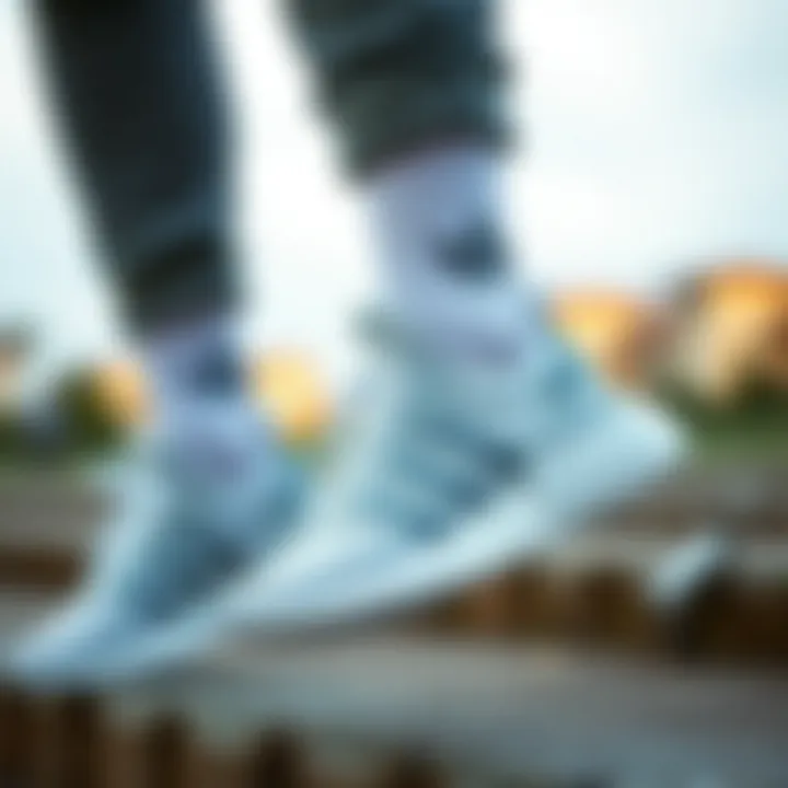 Variety of Adidas footwear showcasing functionality