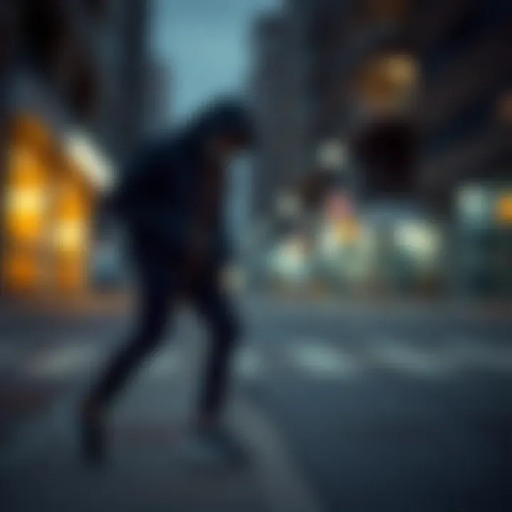 Stylish urban setting showcasing the versatility of the adidas Nite Jogger