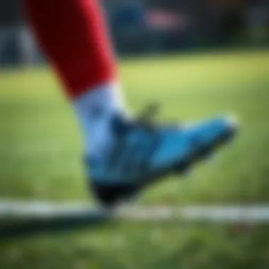 On-Field Performance of Adidas Predator Cleats Player demonstrating the performance of Adidas Predator cleats on the field.