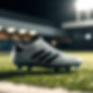 Elegant Silhouette of Adidas Predator Cleats Side profile of Adidas Predator cleats highlighting the elegant silhouette.