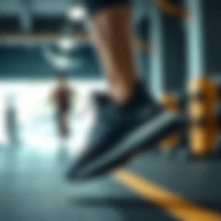 Adidas Runfalcon in a fitness environment highlighting performance