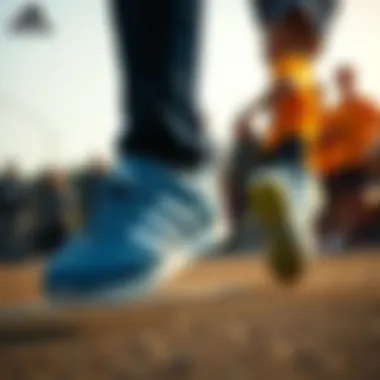 Children playing sports while wearing Adidas Samba shoes