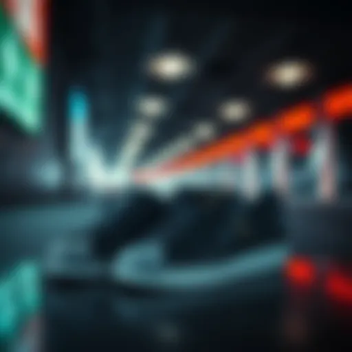 Classic black Adidas Superstar shoes on a stylish background