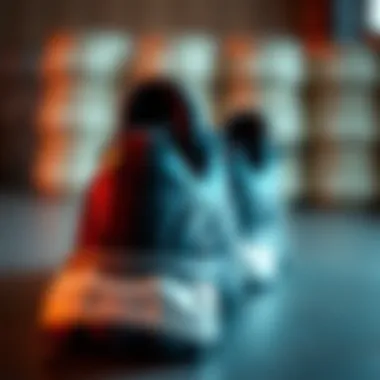 Material quality check of Adidas Terrex Soulstride footwear.