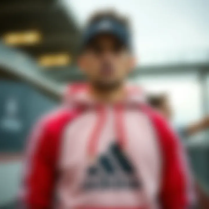 An athlete wearing Adidas TMac, symbolizing the blend of sport and lifestyle.