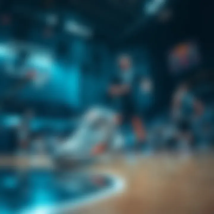 Adidas TMac in action on the basketball court, highlighting performance during a game.