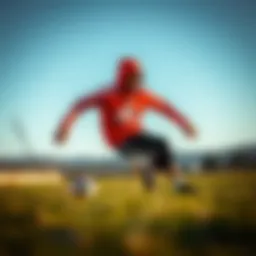 Dynamic athlete showcasing adidas x speed apparel