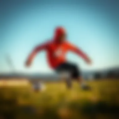 Dynamic athlete showcasing adidas x speed apparel