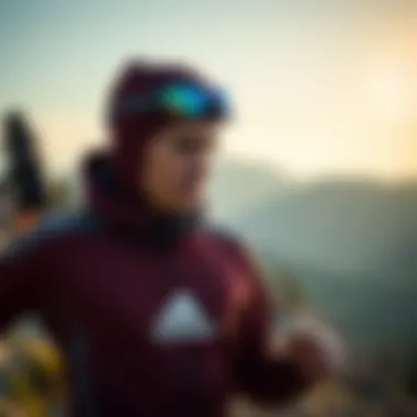 Athlete experiencing peak performance with adidas x speed gear