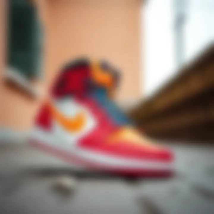 Air Jordan 1 in vibrant colorways