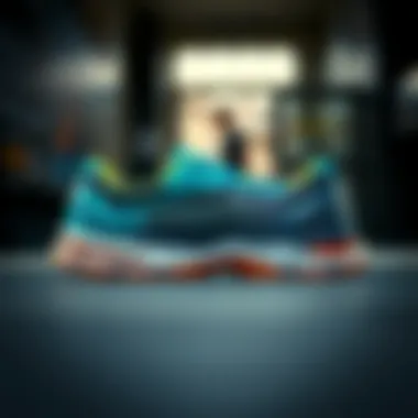 Sleek Design of Asics Rocket Gel 10 Sleek design of Asics Rocket Gel 10 highlighted