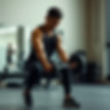 Dynamic workout session focusing on lower body strength