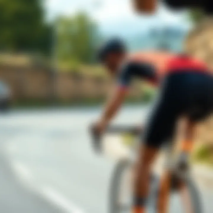 Demonstration of proper cycling technique