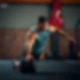 Dynamic bodyweight exercise demonstration