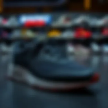 Diverse range of sports shoe brands available for selection