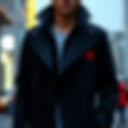 Stylish Calvin Klein coat showcasing its elegant design