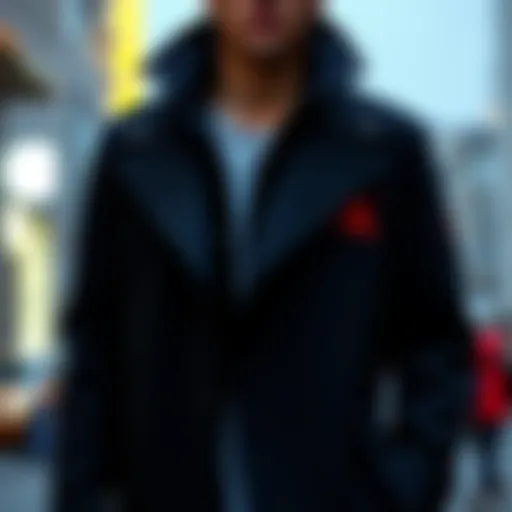 Stylish Calvin Klein coat showcasing its elegant design