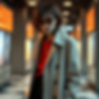 Fashionable outfit combination featuring a Calvin Klein coat