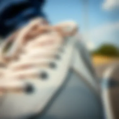 Close-up of Camper Beetle shoe material