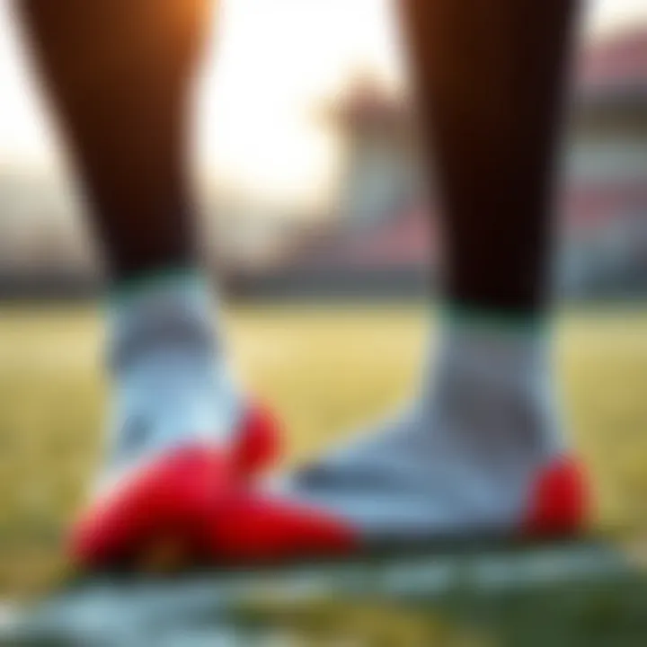 Instructions for caring for non-slip soccer socks