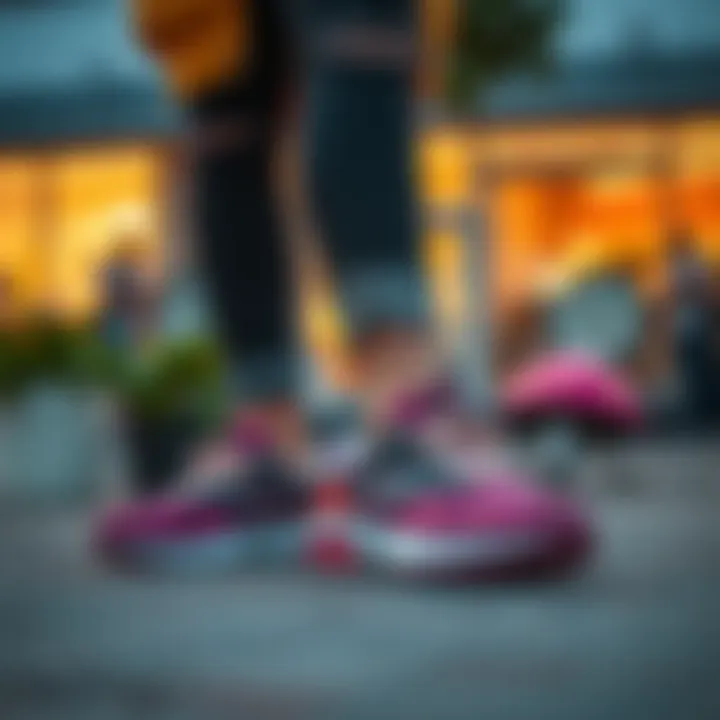 Casual setting showcasing Skechers in daily wear