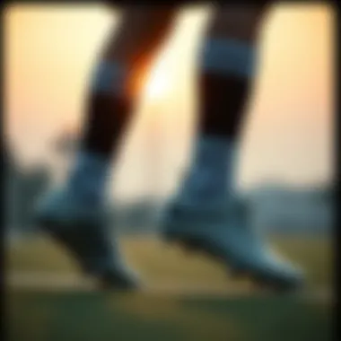 Comparison between traditional and sockless football boots highlighting flexibility