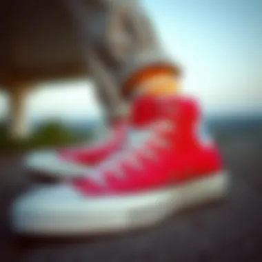 Classic Converse sneakers reflecting timeless style