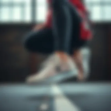 Fitness enthusiast wearing Converse Runstar during workout