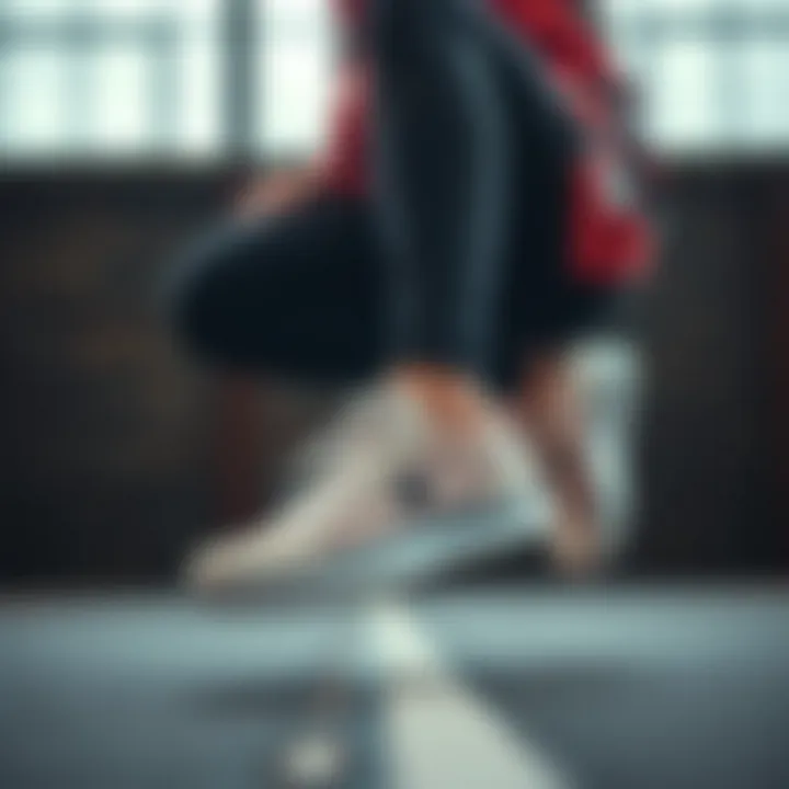 Fitness enthusiast wearing Converse Runstar during workout