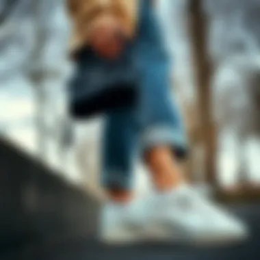 Fashionable outfit featuring Superga shoes