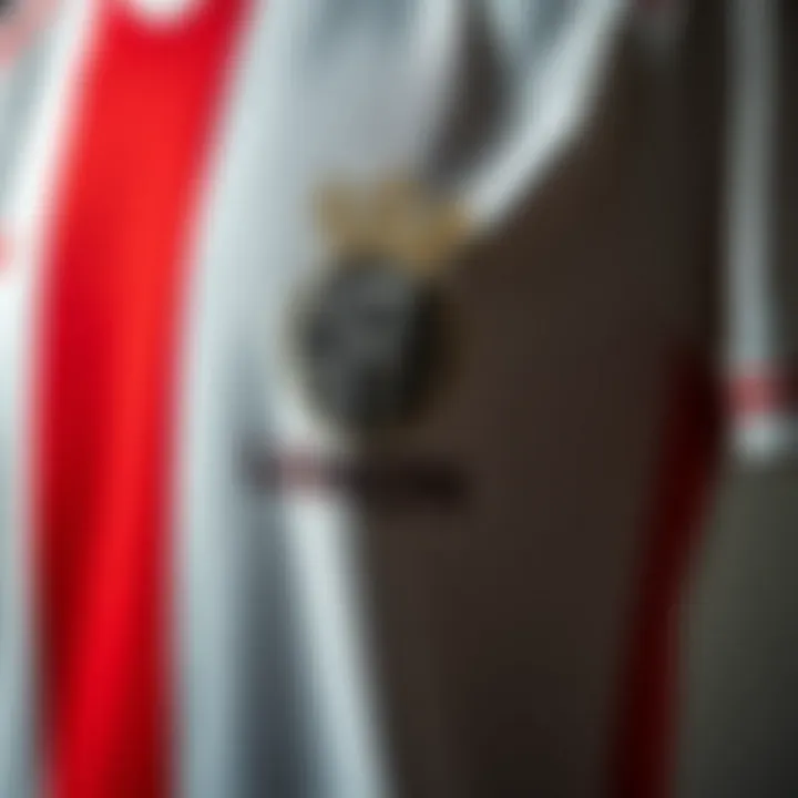 Detailed design elements of recent away jerseys