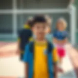 A vibrant collection of children's sports uniforms showcasing various designs and colors