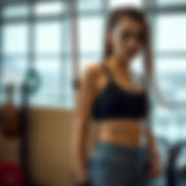 Stylish rope gym outfits for fitness enthusiasts