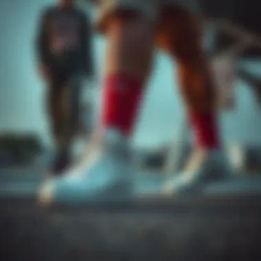 Athletes and military personnel using Air Force shoes