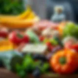 A vibrant assortment of healthy foods emphasizing nutrition.