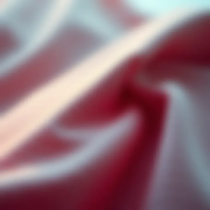 Close-up of heated fabric technology