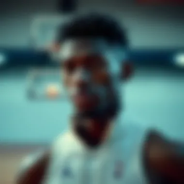 Athlete engaging in performance-enhancing apparel