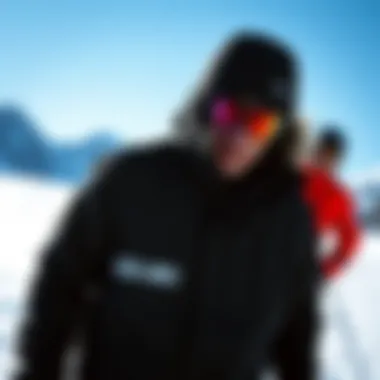 Jack Jones polar jacket in an outdoor sporting context