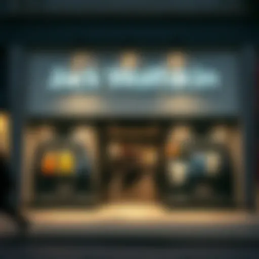 Exterior view of a Jack Wolfskin store showcasing outdoor apparel