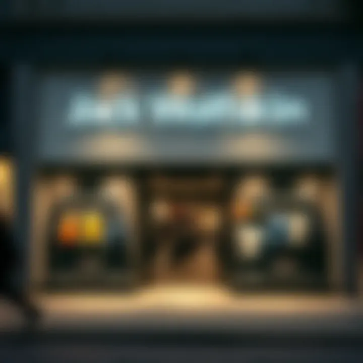 Exterior view of a Jack Wolfskin store showcasing outdoor apparel